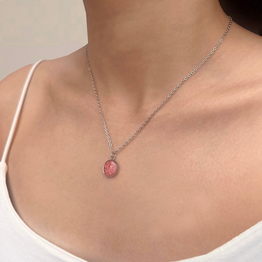 Blush Pendant Necklace