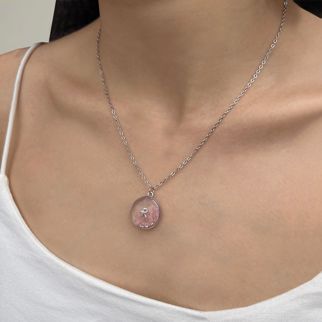 Lunar Initial Pendant Necklace
