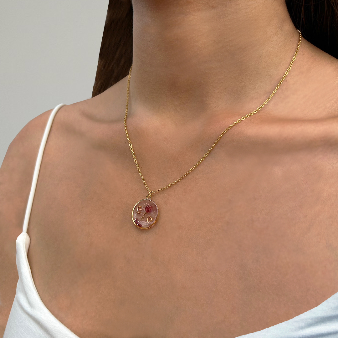 Eternal Two Initials Pendant Necklace