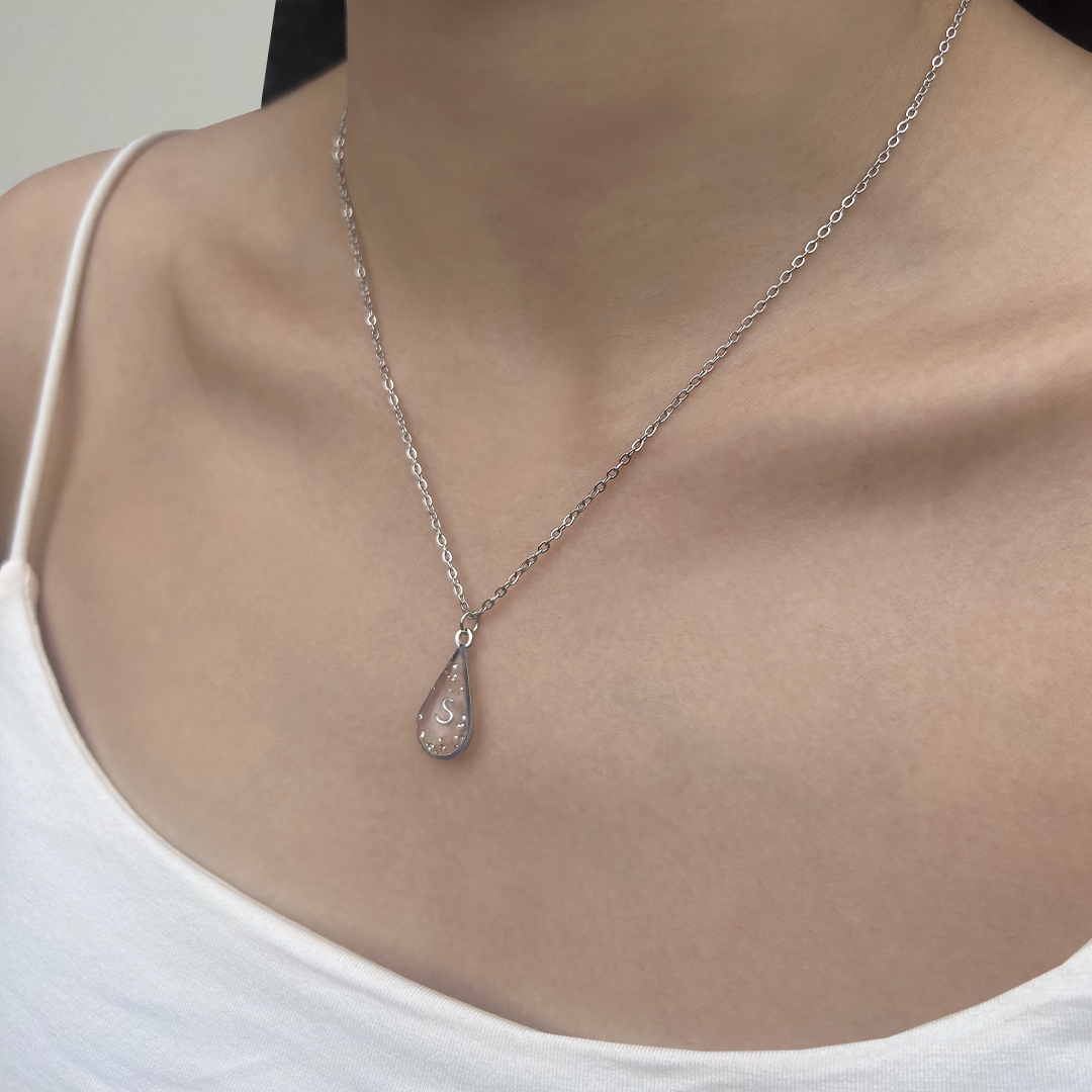 Ivory Initial Pendant Necklace